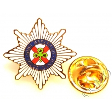 Irish Guards Lapel Pin Badge (Metal / Enamel)